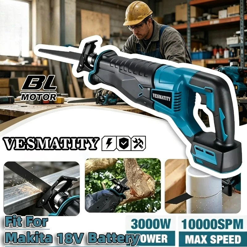 Pole Saw Cordless - Scie alternative sans fil sans balais,