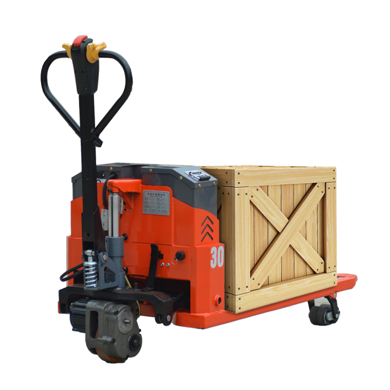 Outdoor Power Pallet Jack - Transpalette électrique rouge à grandes roues