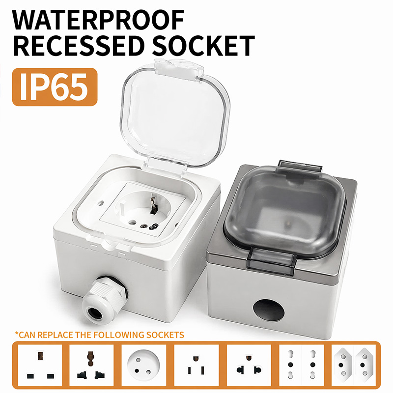 Outdoor Power Quincy - Boîtier de prise électrique étanche IP65