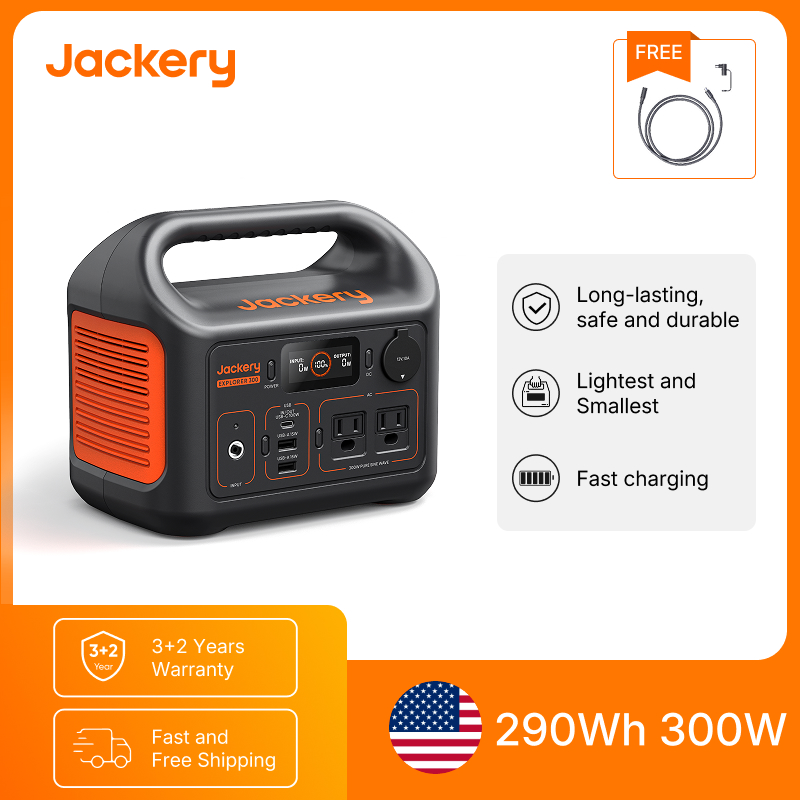 Outdoor Power Generator - Station d'alimentation portable Jackery Explorer 300New