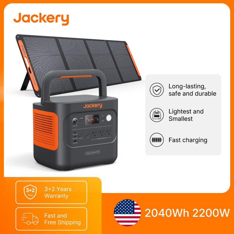 Power Outdoor Jackery - Station d'alimentation portable Jackery Explorer 2000v2
