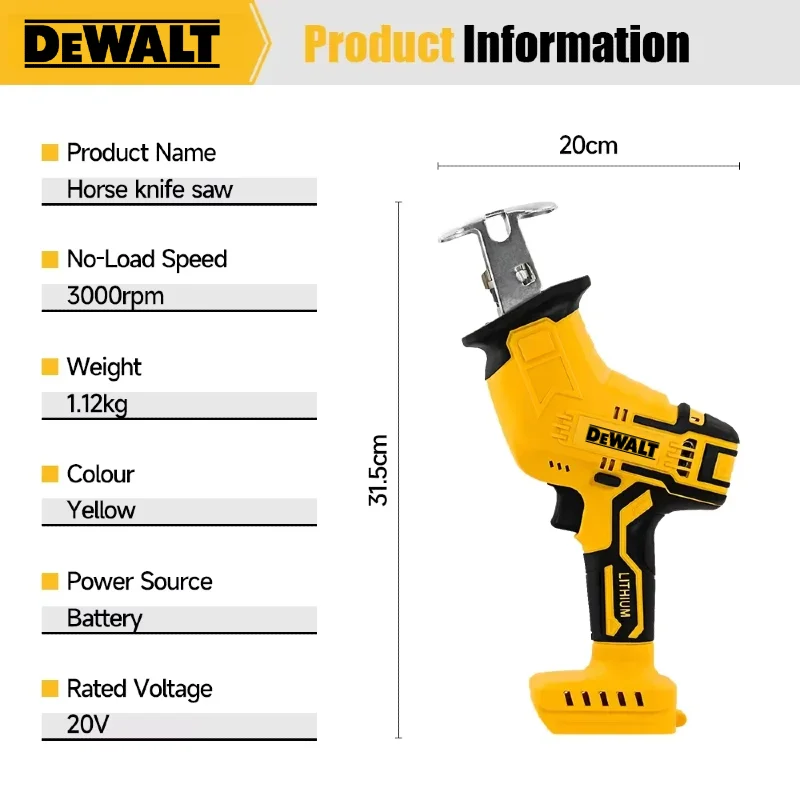 Scie sauteuse sans balais Dewa - Pole Saw Cordless avis et prix
