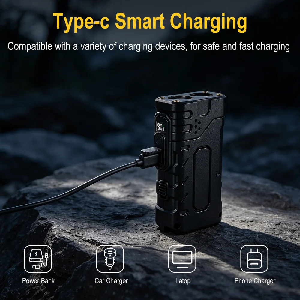BORUIiT Lampe de poche LED EDC - Outdoor Usb Power Supply avis et prix