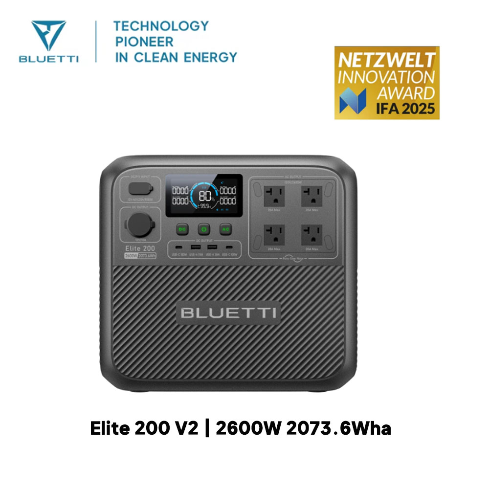 【Renew】BLUETTI Elite 200 V2 St - Outdoor Power Generator avis et prix